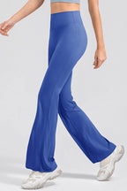 High Waist Straight Active Pants - Delanoir