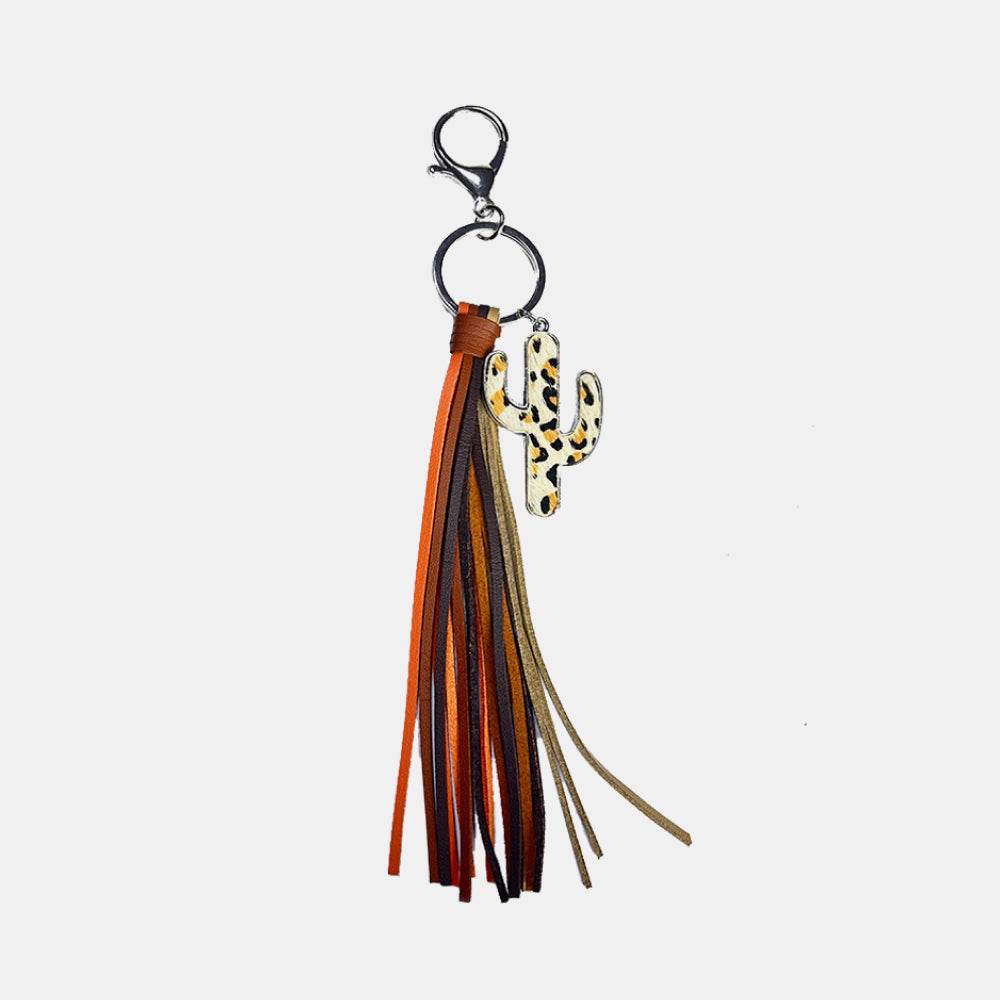 Cactus Keychain with Tassel - Delanoir