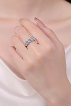 2.5 Carat Moissanite 925 Sterling Silver Ring - Delanoir