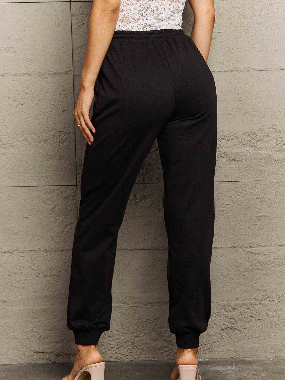 Simply Love Full Size Drawstring Sweatpants - Delanoir