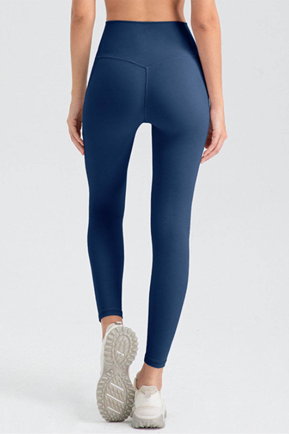 High Waist Skinny Active Pants - Delanoir