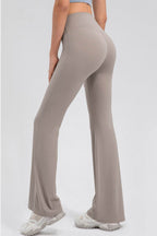 High Waist Straight Active Pants - Delanoir