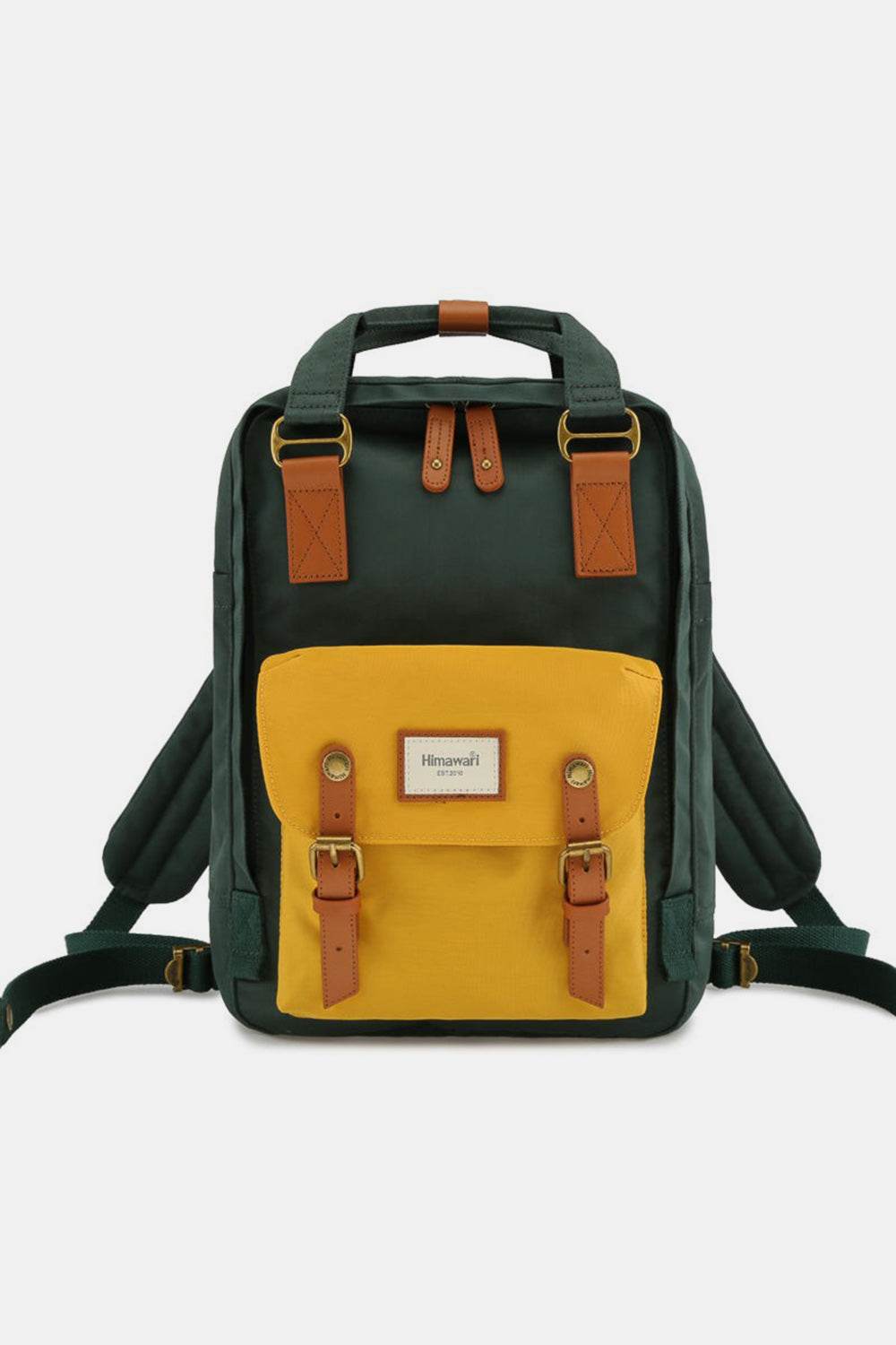 Himawari Contrast Waterproof Nylon Backpack Bag - Delanoir
