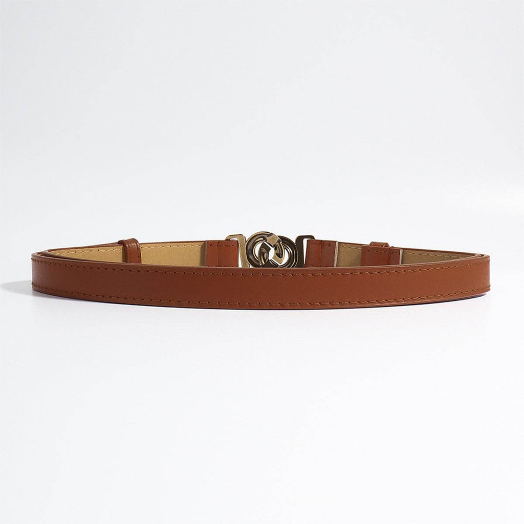Alloy Buckle PU Belt - Delanoir