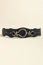 PU Leather Zinc Alloy Buckle Belt - Delanoir