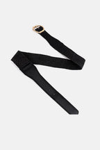 Alloy Buckle Braided Belt - Delanoir