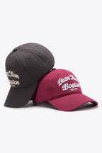 Embroidered Graphic Adjustable Baseball Cap - Delanoir