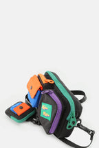 Himawari Removable Strap Nylon Crossbody Bag with EarPods Bag - Delanoir