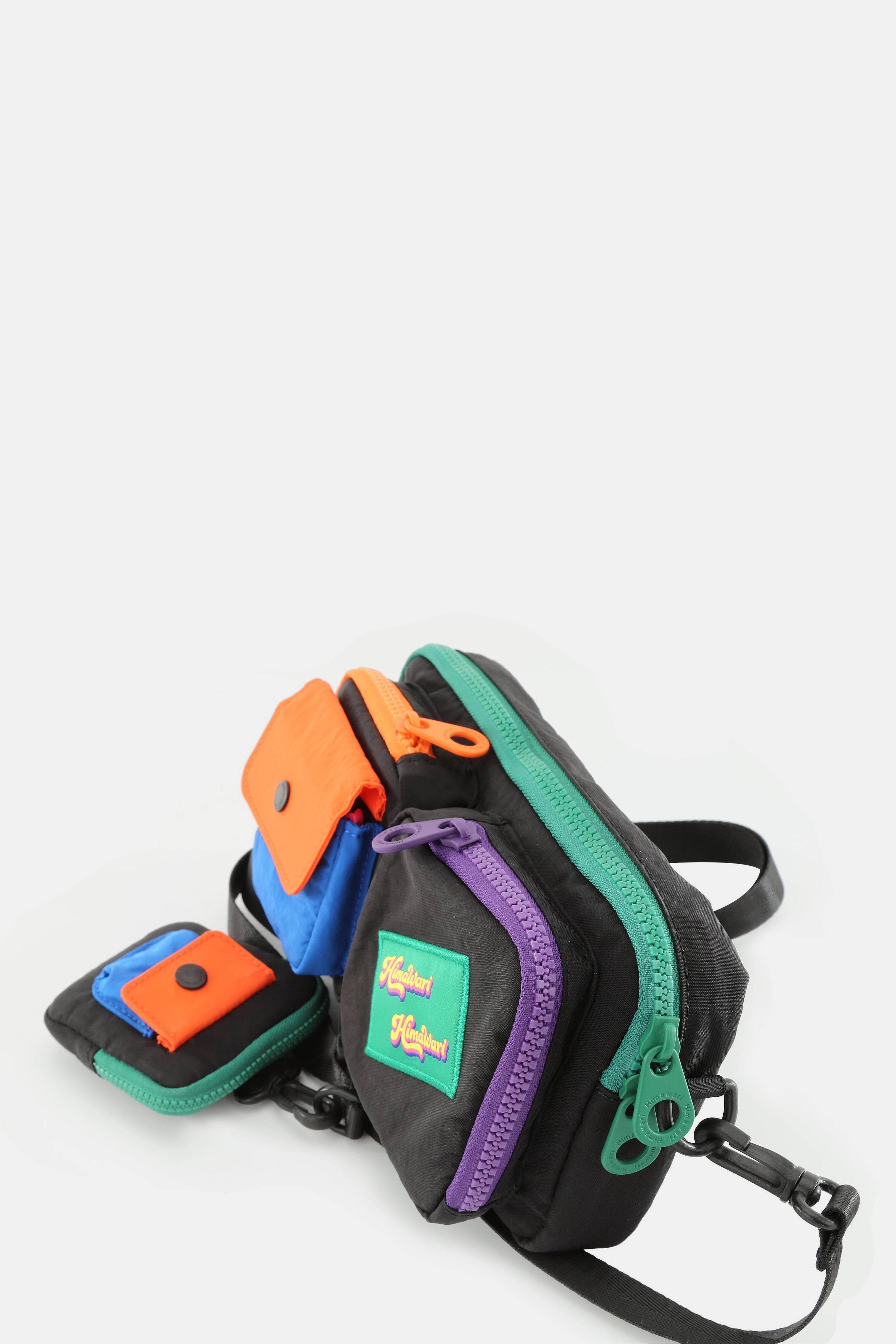 Himawari Removable Strap Nylon Crossbody Bag with EarPods Bag - Delanoir