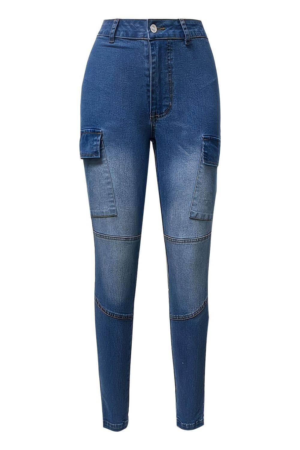 Skinny Jeans with Pockets - Delanoir
