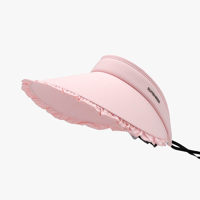 Frill Adjustable Ice Silk Sun Hat - Delanoir