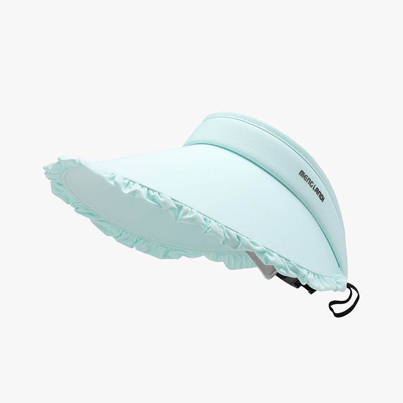 Frill Adjustable Ice Silk Sun Hat - Delanoir