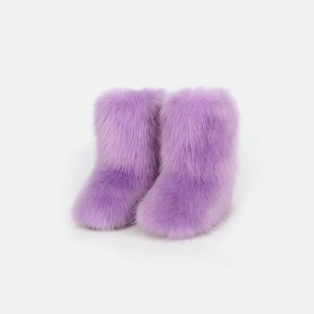 Thermal Fuzzy Platform Boots - Delanoir