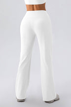 High Waist Straight Active Pants - Delanoir