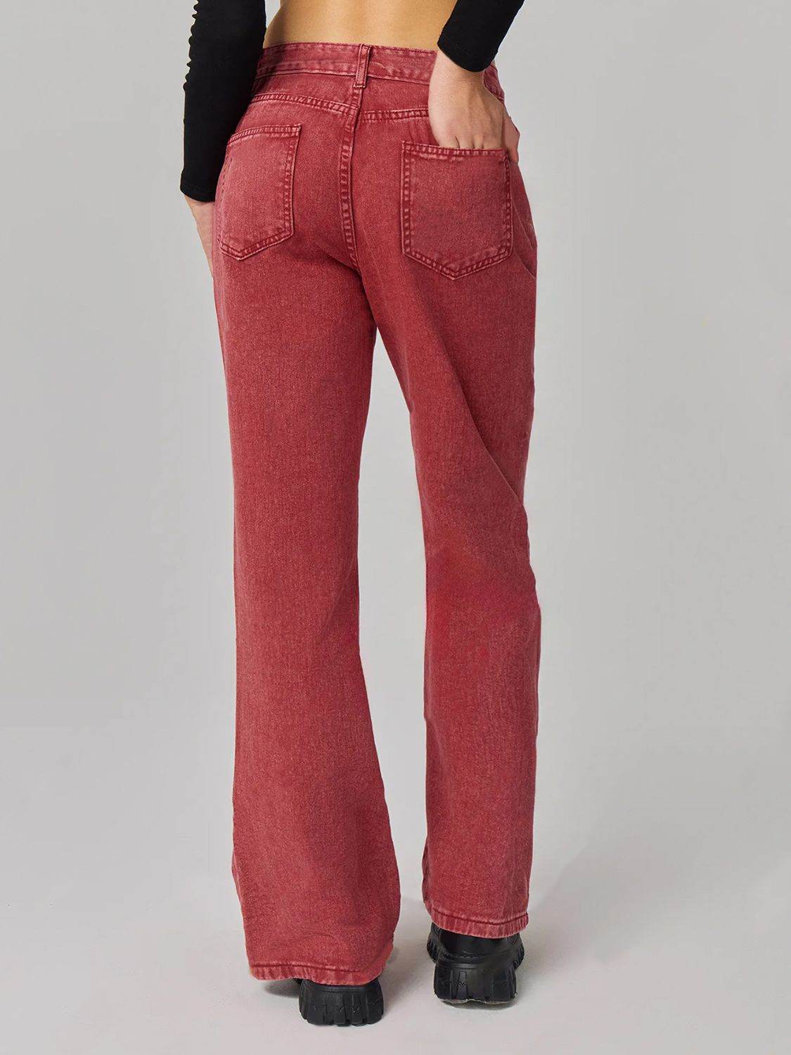 Bootcut Jeans with Pockets - Delanoir