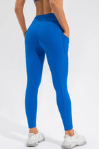 High Waist Active Leggings with Pockets - Delanoir