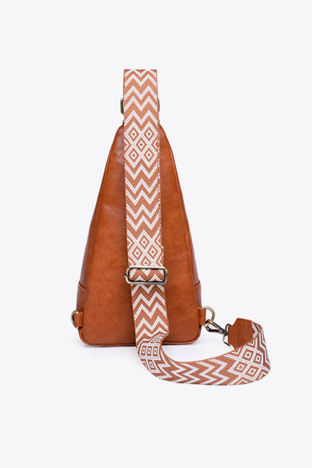 Adored Take A Trip PU Leather Sling Bag - Delanoir