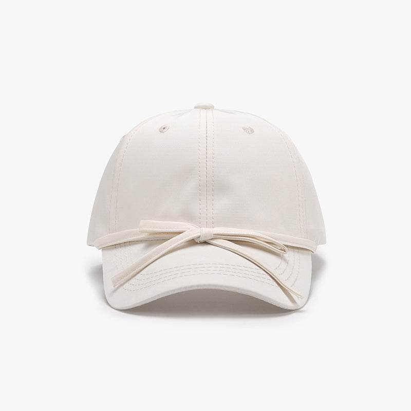 Tied Bow Cotton Baseball Cap - Delanoir