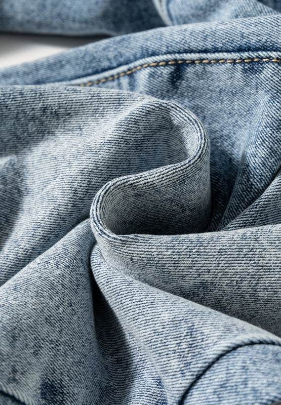 Washed Wide Leg Jeans with Pockets - Delanoir