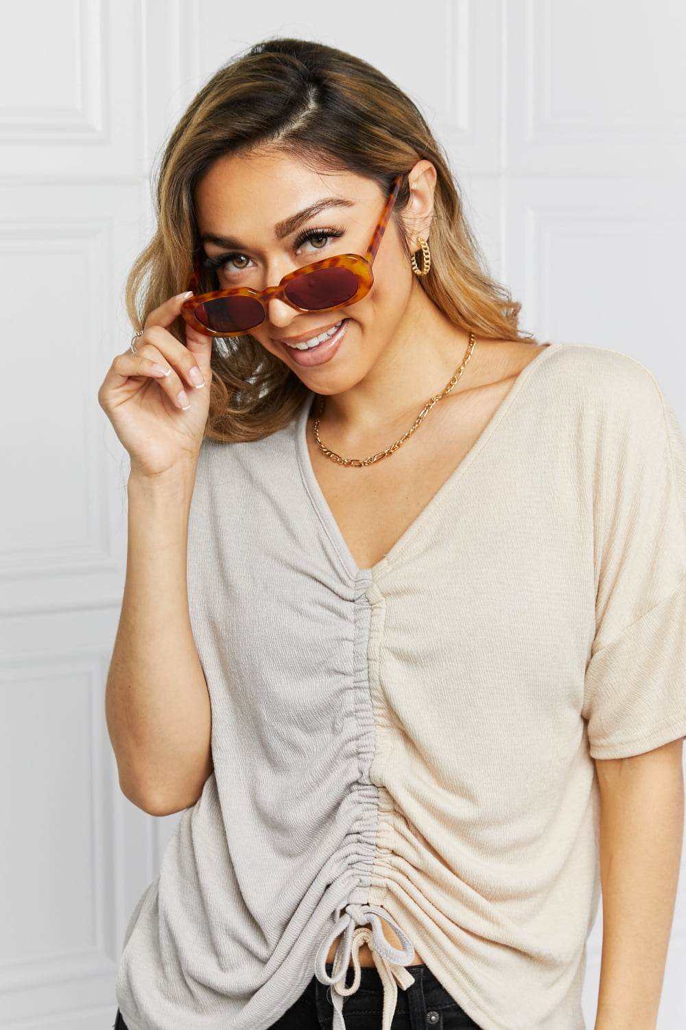Oval Full Rim Sunglasses - Delanoir