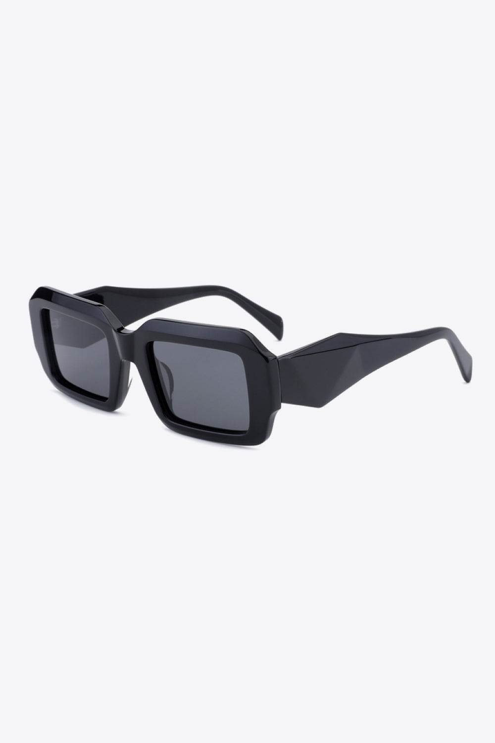 Rectangle TAC Polarization Lens Full Rim Sunglasses - Delanoir
