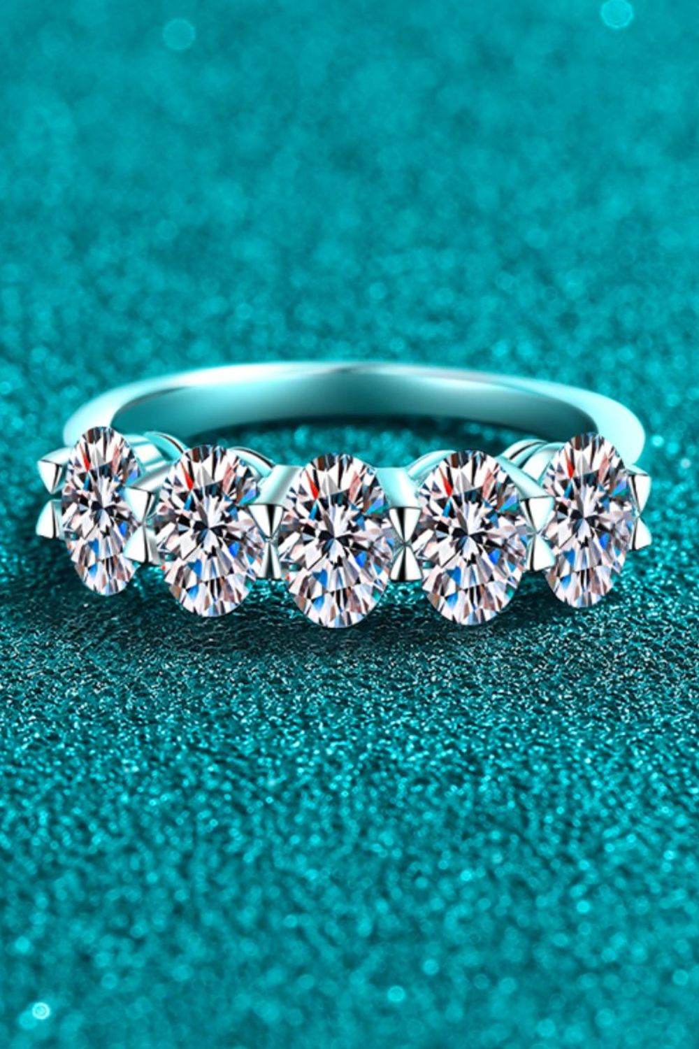 2.5 Carat Moissanite 925 Sterling Silver Ring - Delanoir