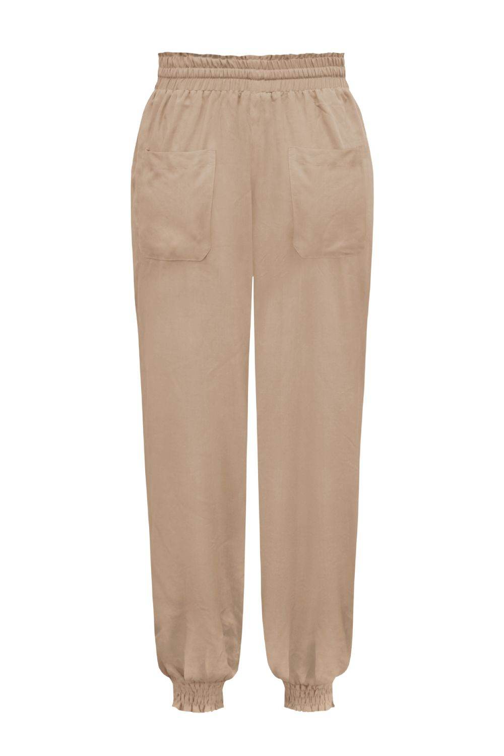 Tied Long Joggers with Pockets - Delanoir