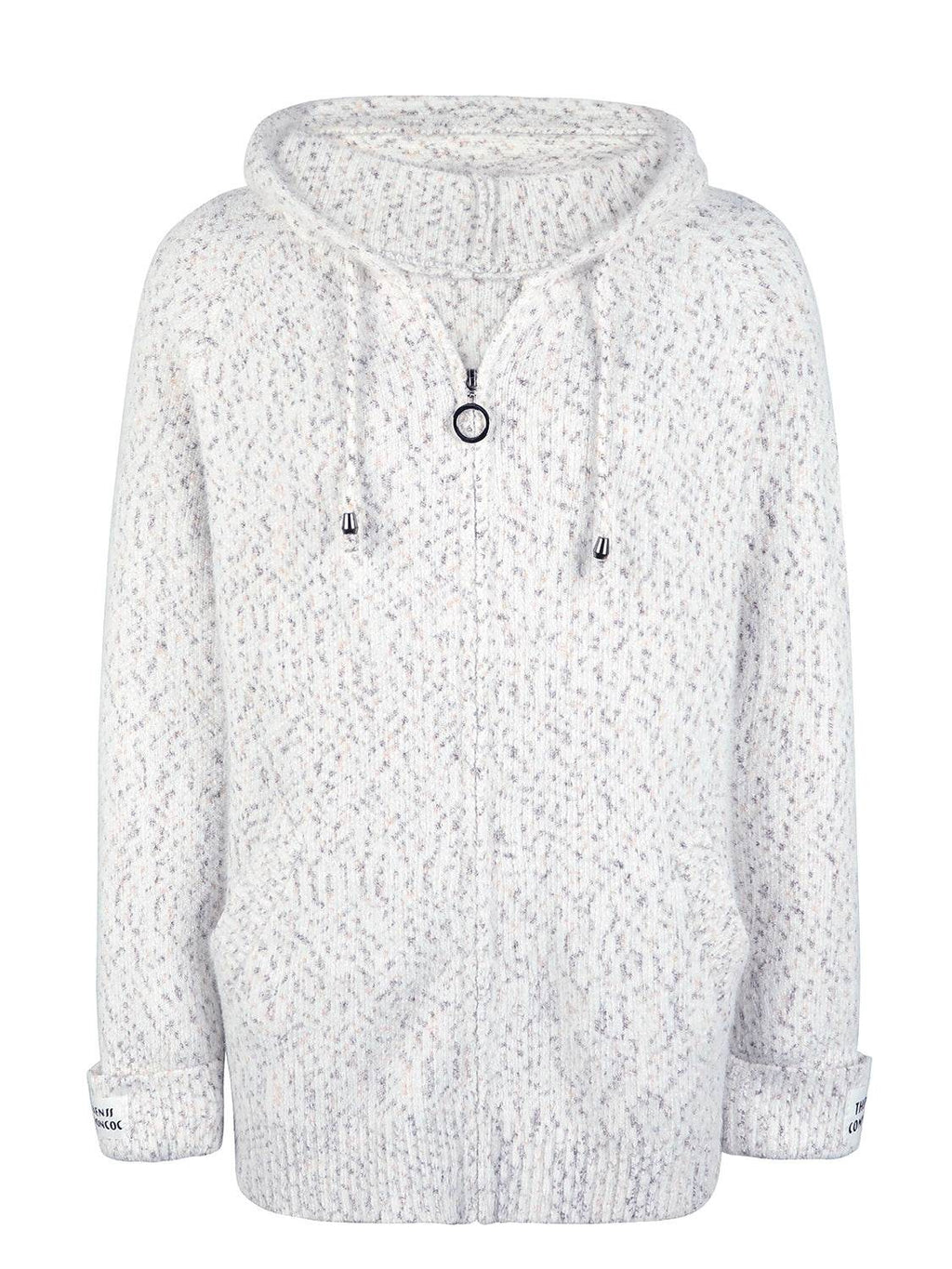 Zip-Up Hooded Sweater - Delanoir
