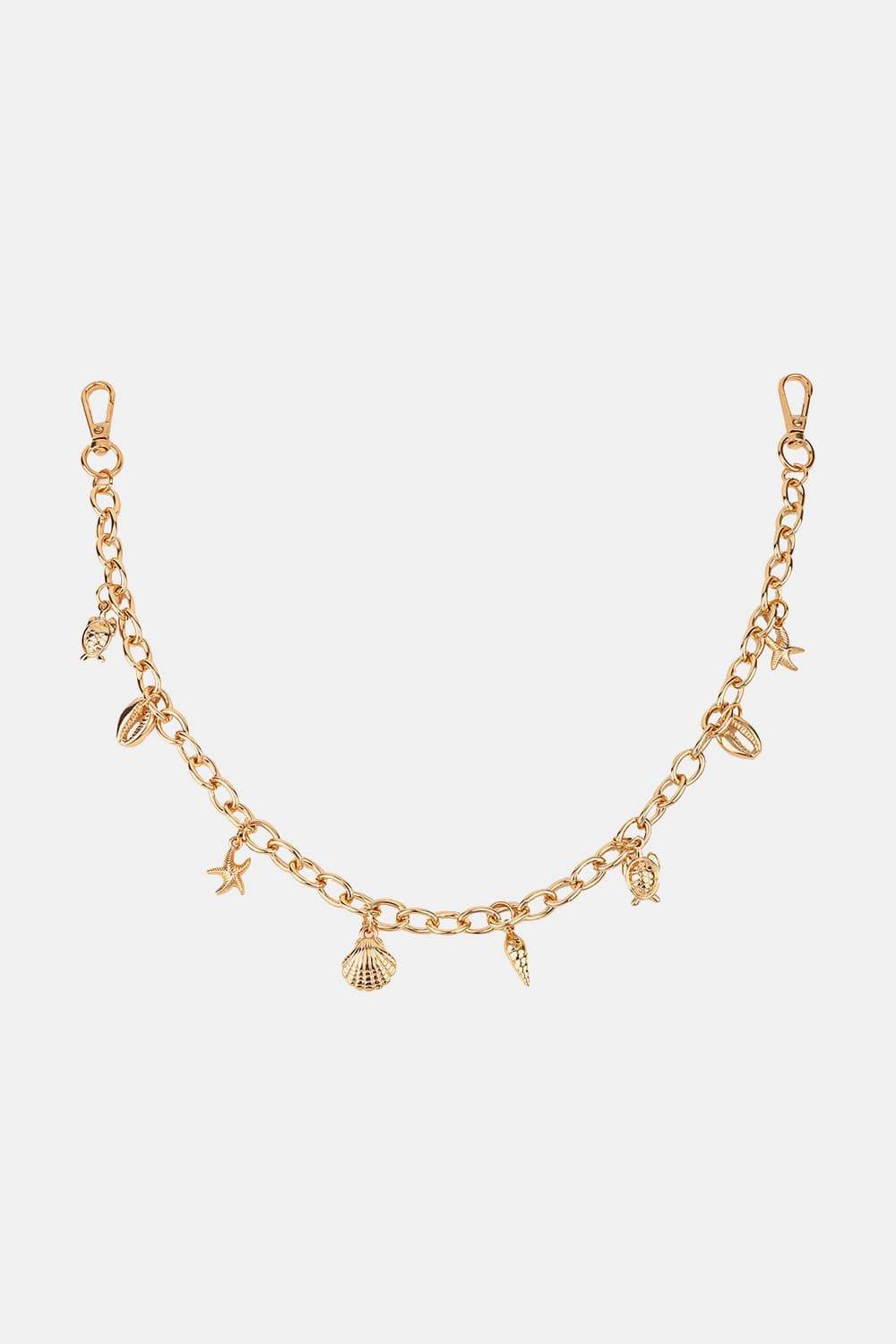 Sea Element Charm Iron Chain Belt - Delanoir
