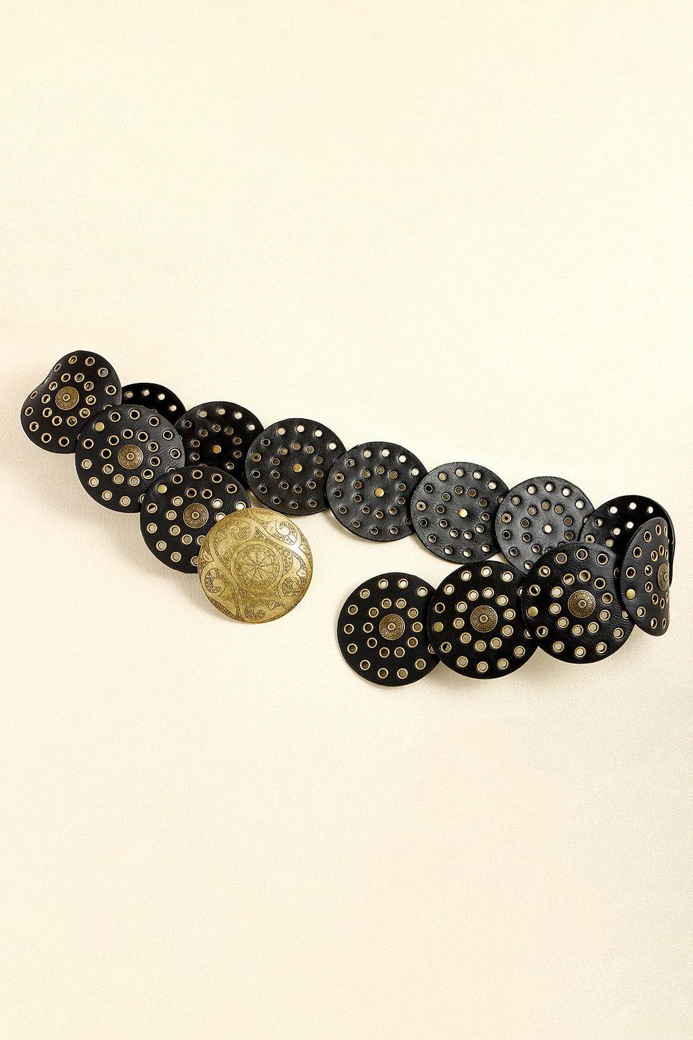 Vintage PU Leather Wide Belt - Delanoir