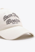 Embroidered Graphic Adjustable Baseball Cap - Delanoir