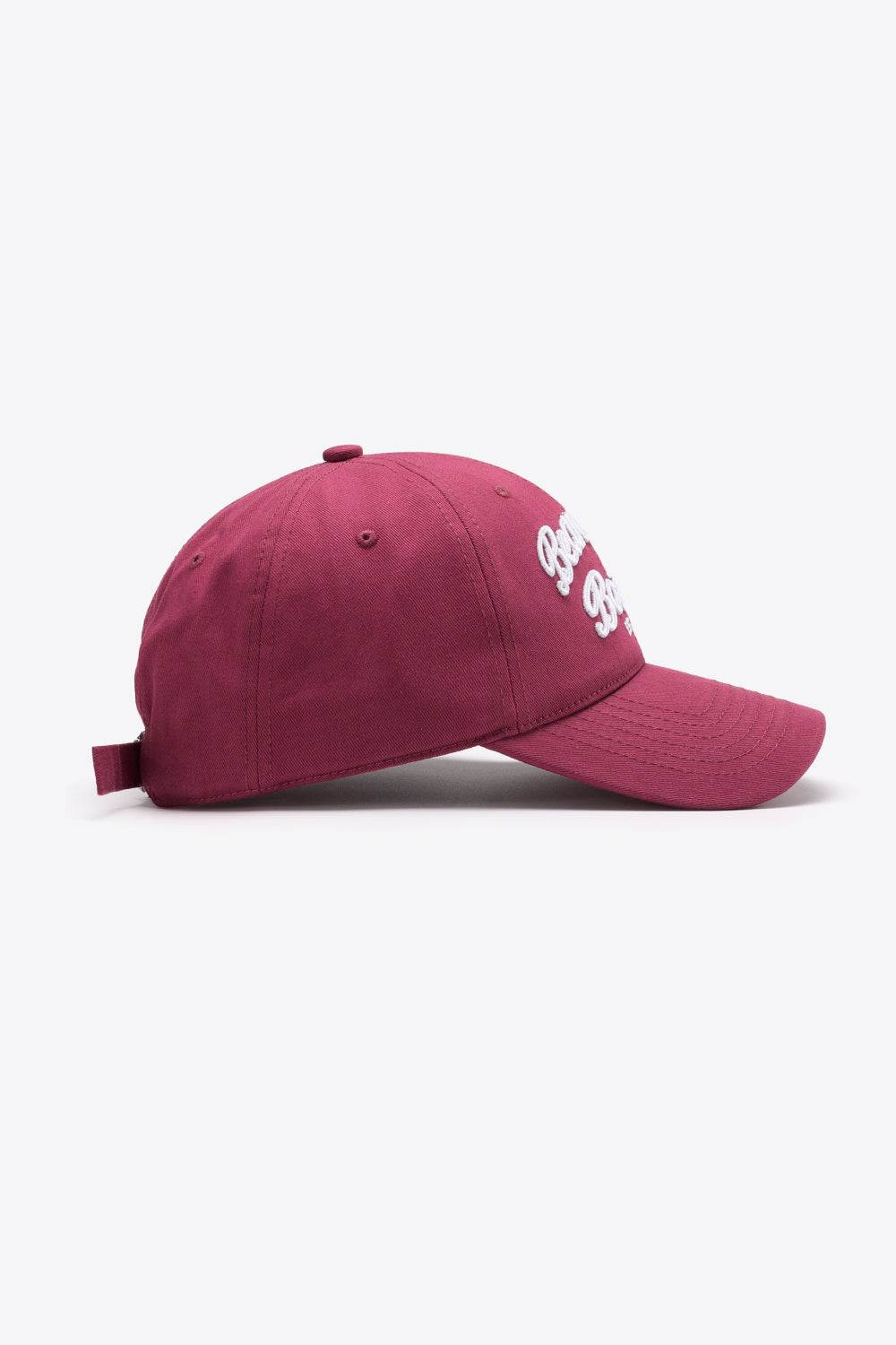 Embroidered Graphic Adjustable Baseball Cap - Delanoir