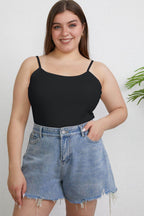 Basic Bae Full Size Round Neck Slim Cami - Delanoir