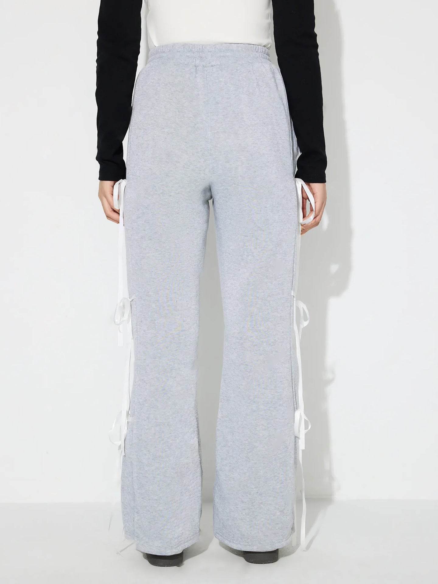 Drawstring Bow Pants - Delanoir