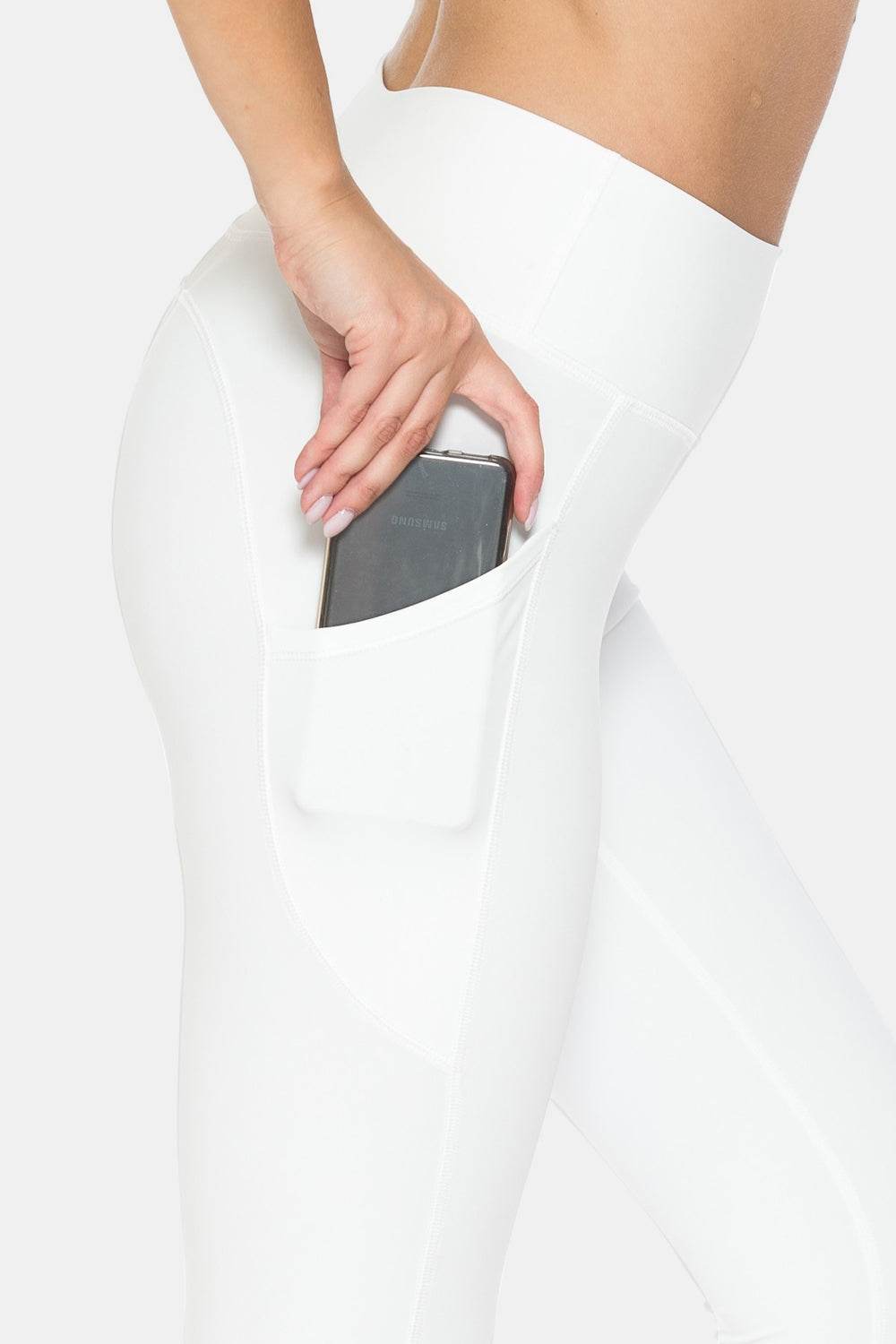 Leggings Depot High Waist Leggings with Pockets - Delanoir