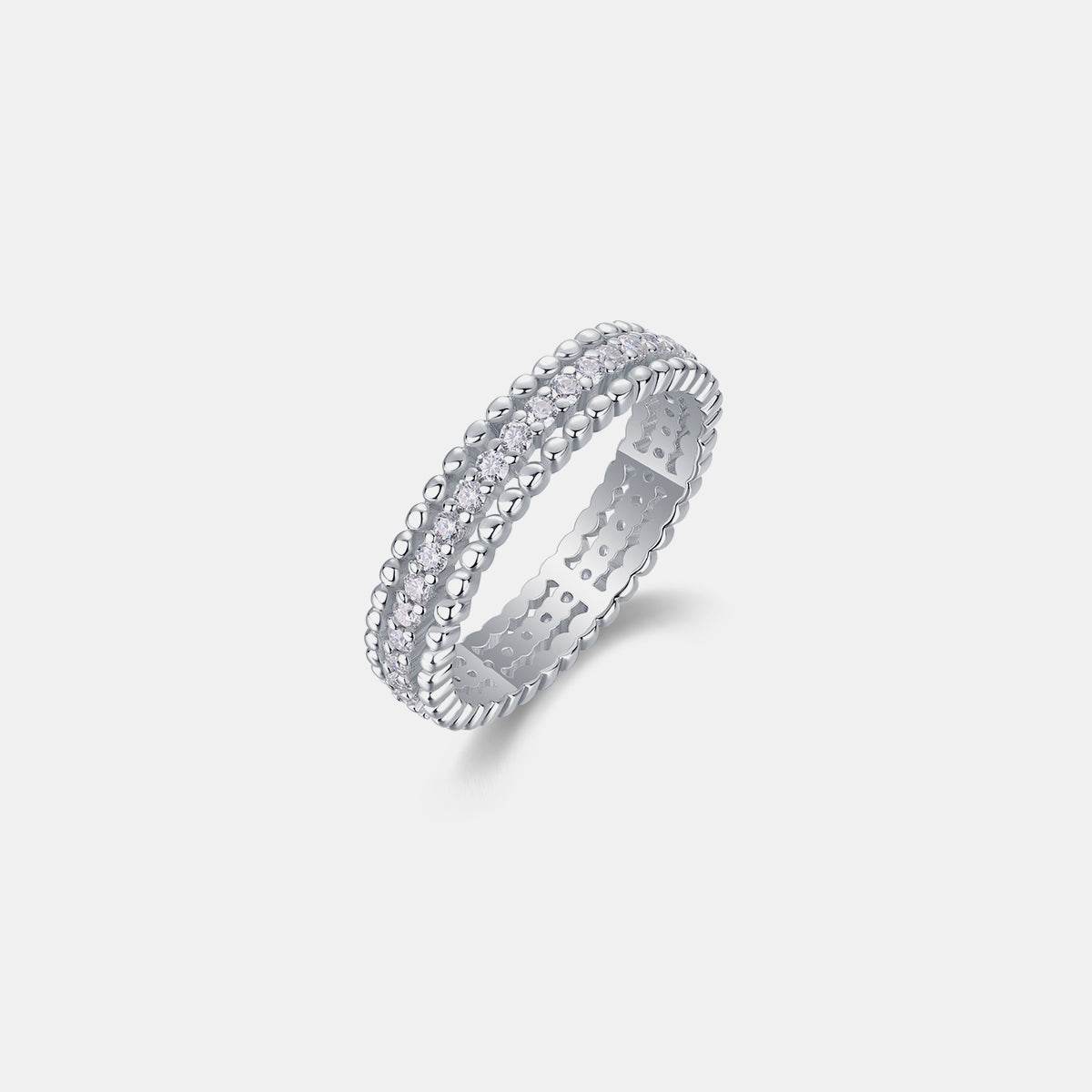 Moissanite 925 Sterling Silver Ring - Delanoir