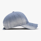 Distressed Adjustable Cotton Hat - Delanoir