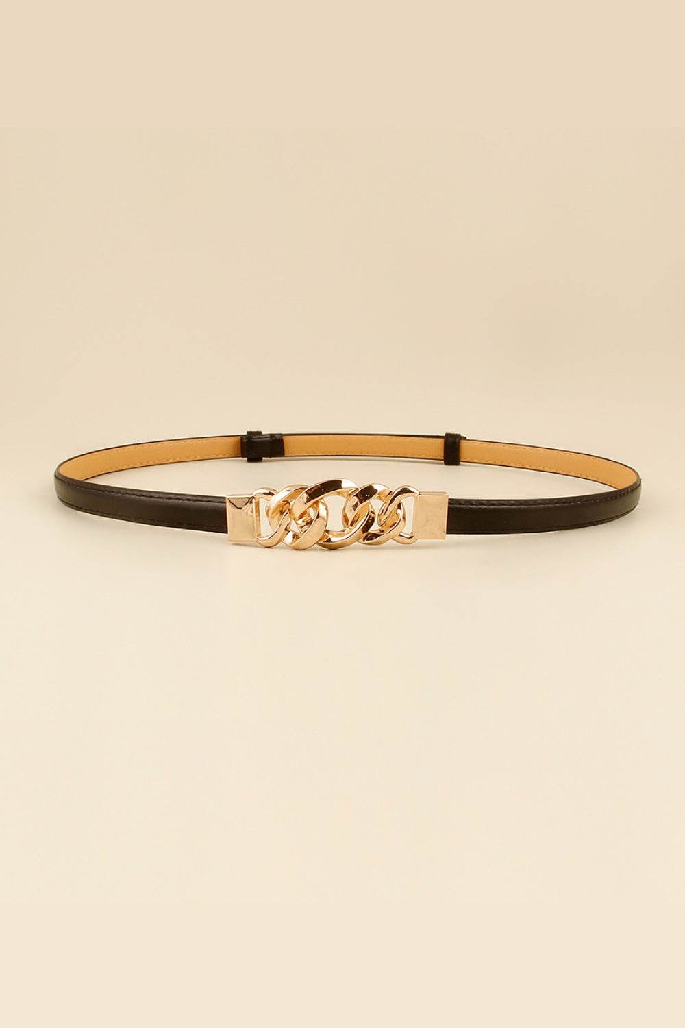 PU Skinny Belt - Delanoir