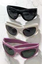 Polycarbonate Frame Cat-Eye Sunglasses - Delanoir