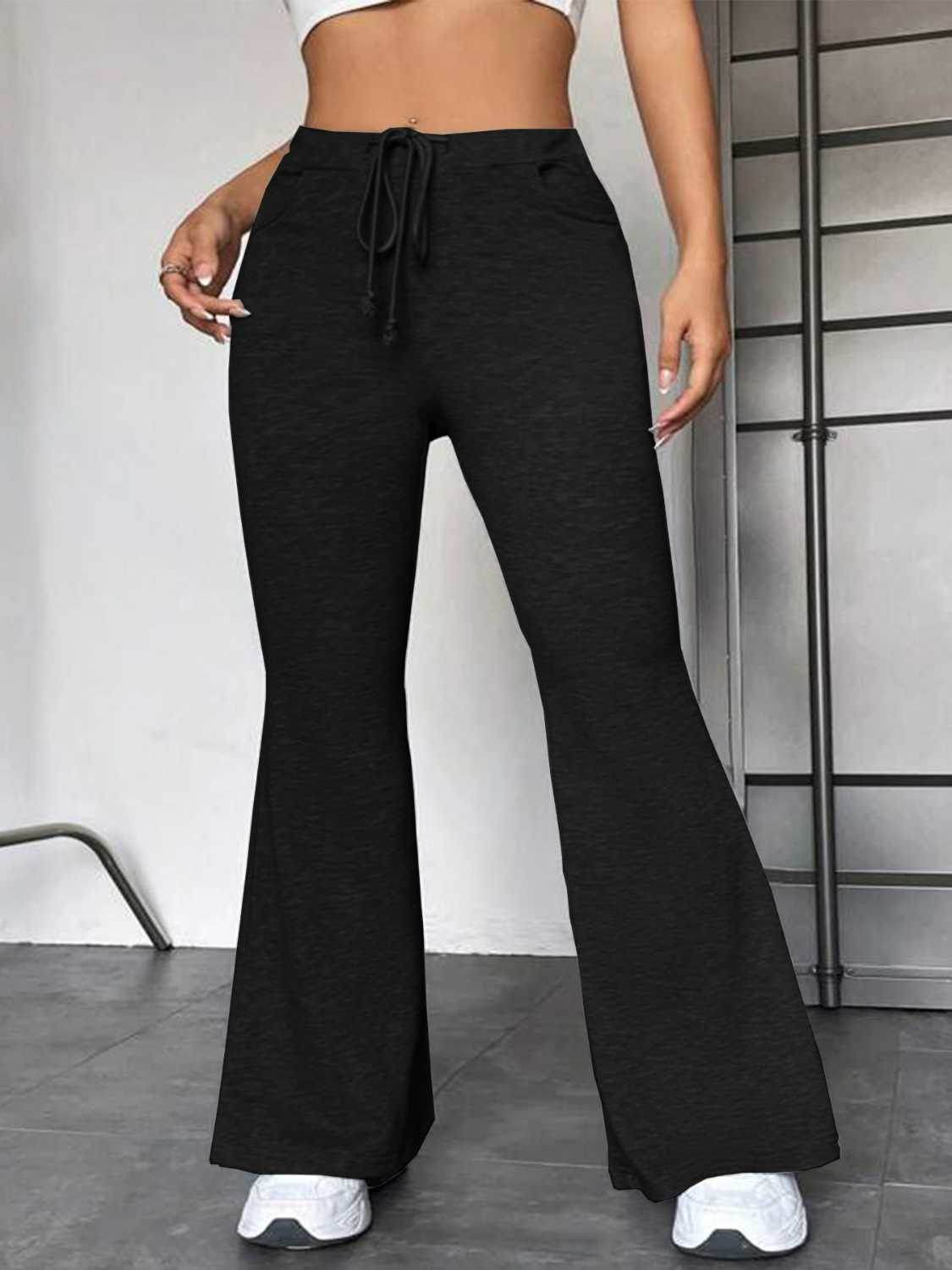 Drawstring Sweatpants with Pockets - Delanoir