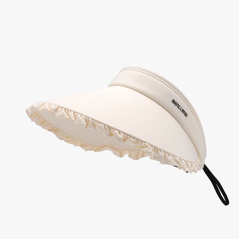 Frill Adjustable Ice Silk Sun Hat - Delanoir