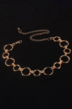 Alloy Chain Circle Shape Belt - Delanoir