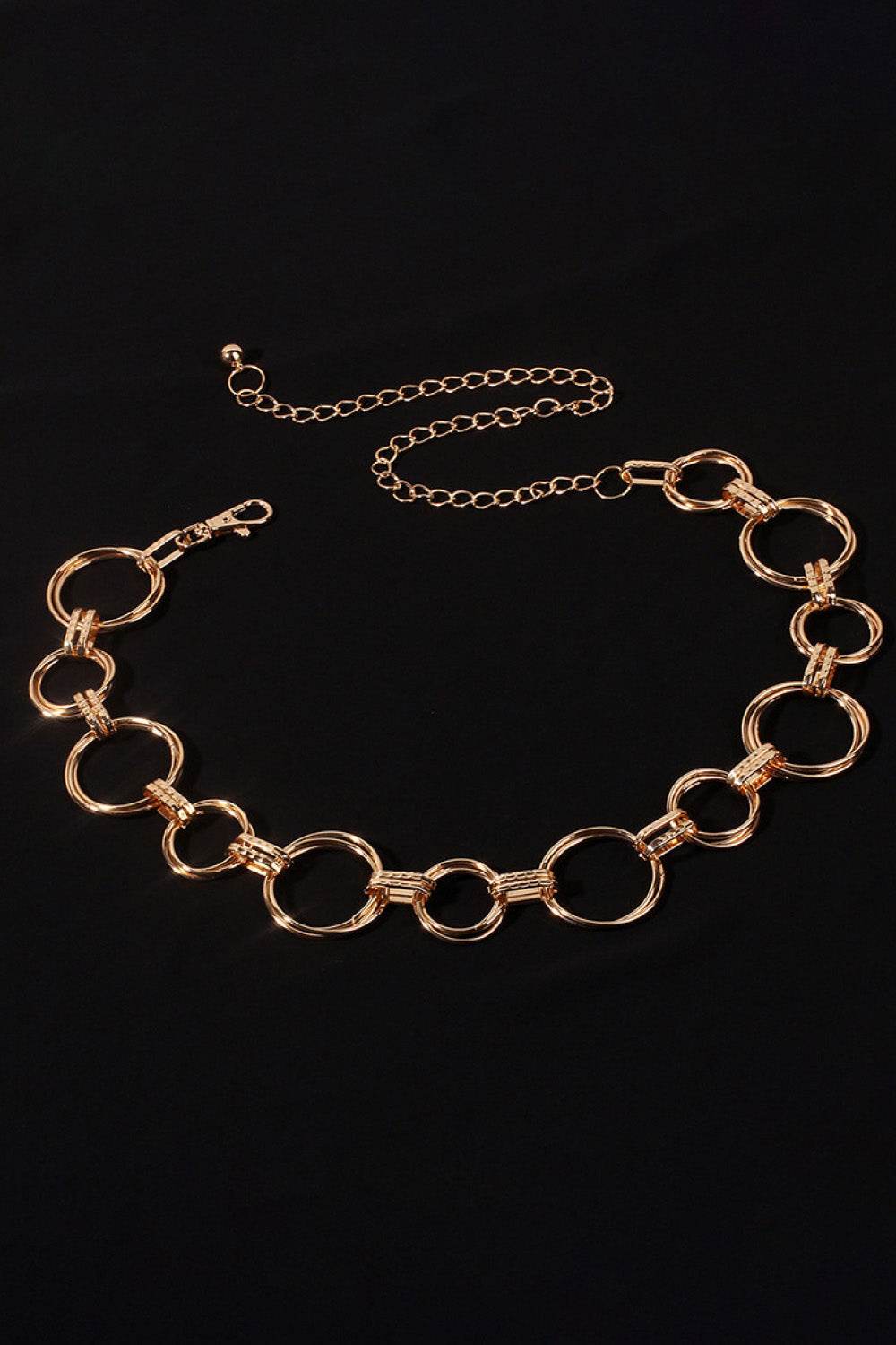Alloy Chain Circle Shape Belt - Delanoir