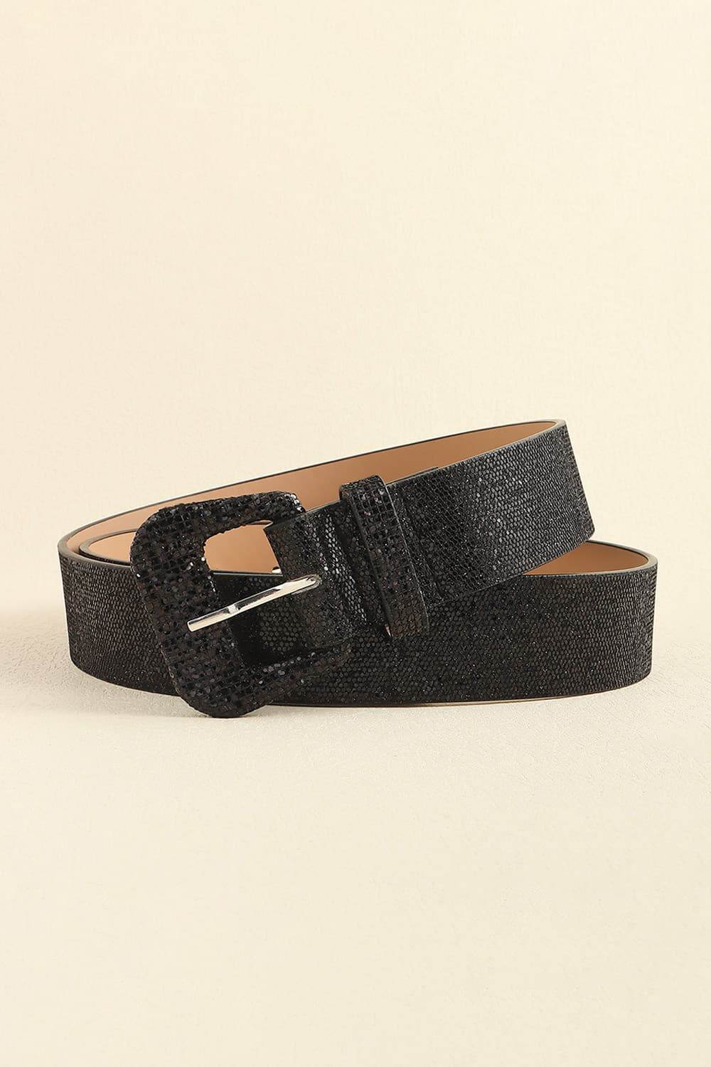 Glitter PU Leather Belt - Delanoir