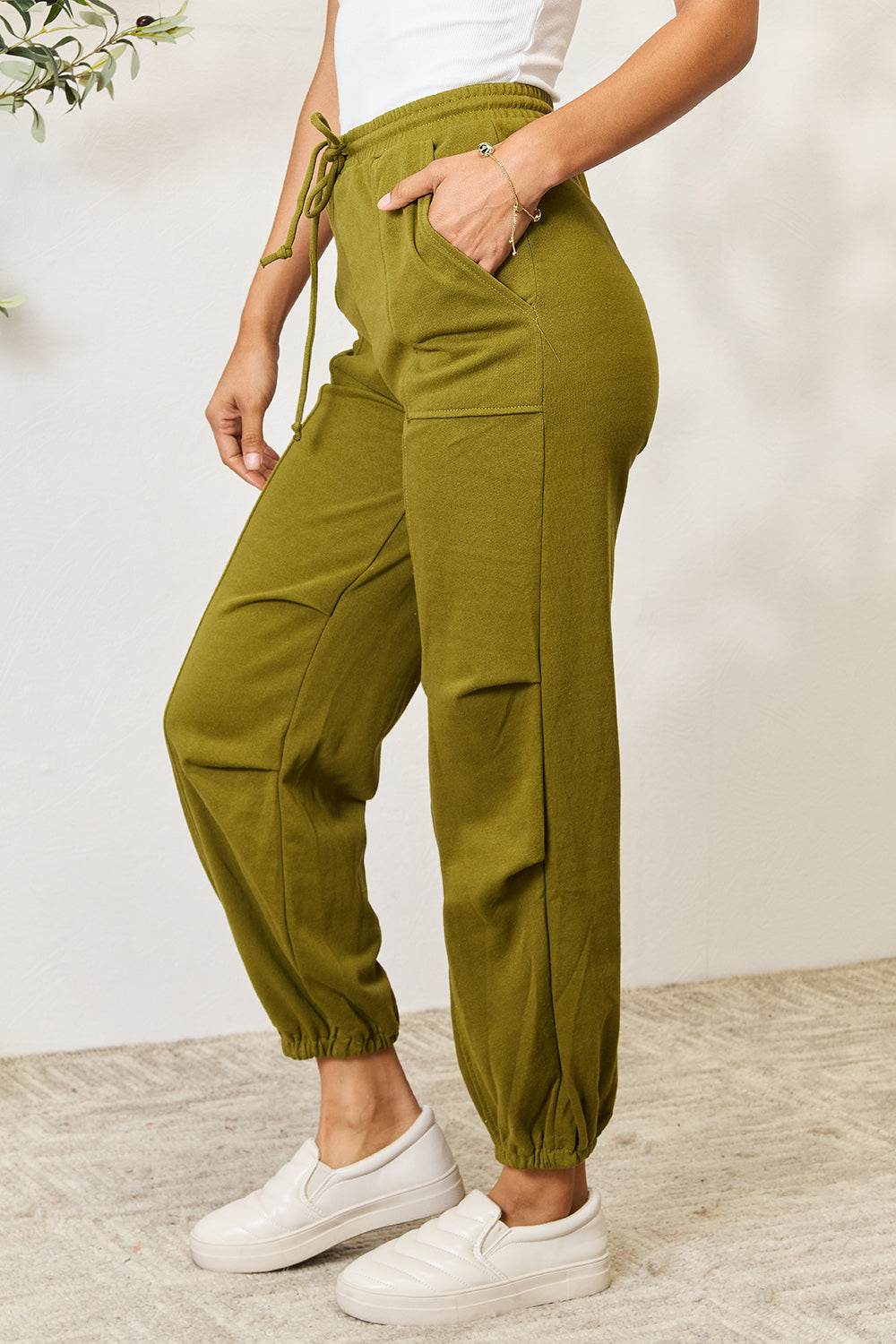 Culture Code Full Size Drawstring Sweatpants with pockets - Delanoir