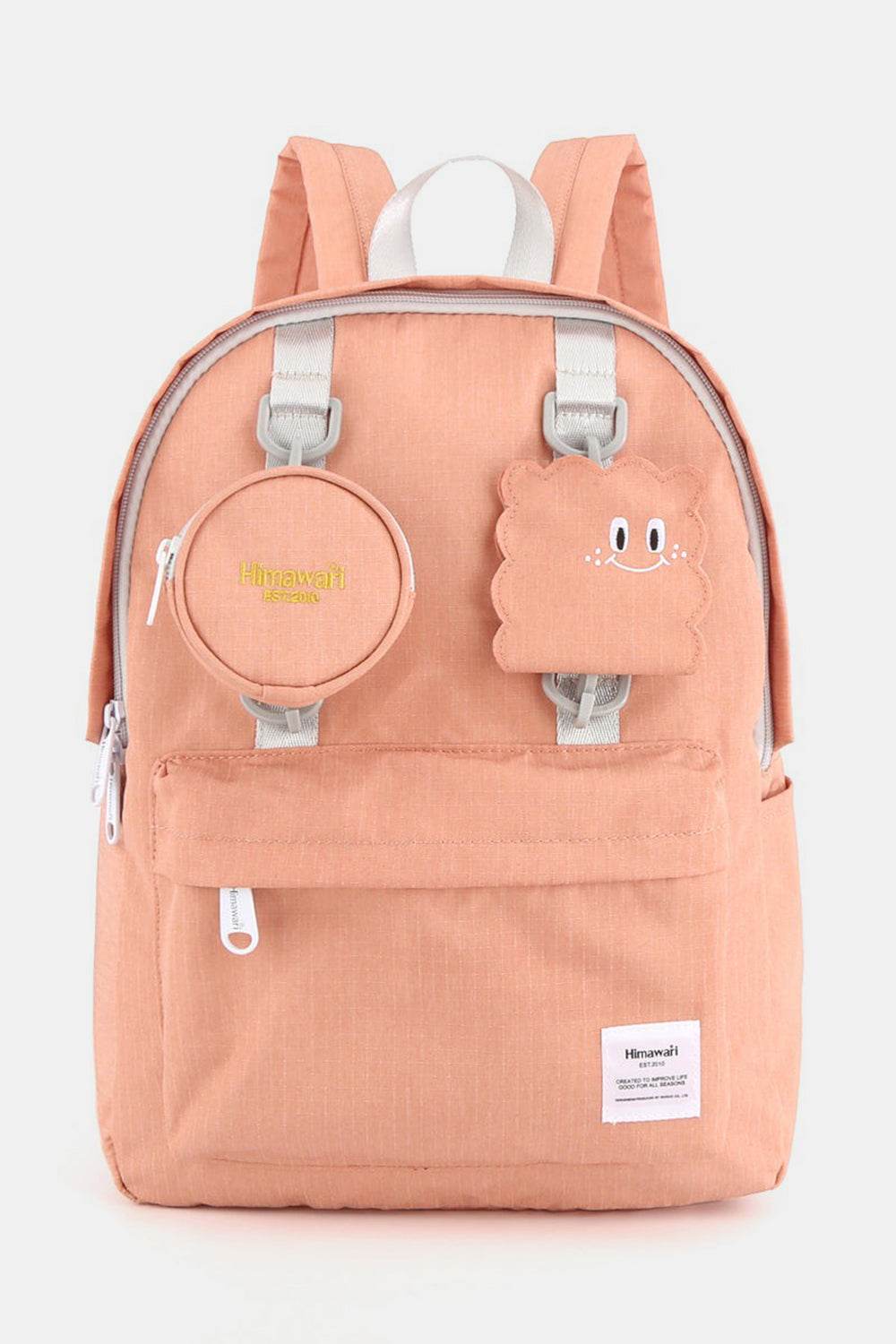 Himawari Waterproof Canvas Backpack Bag with Removable Coin Purse - Delanoir