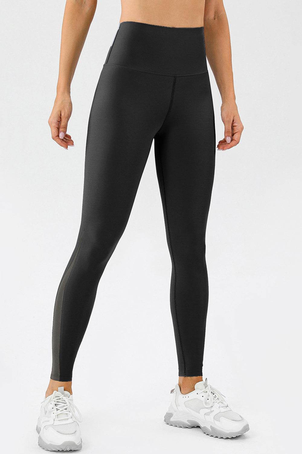 High Waist Skinny Active Pants - Delanoir