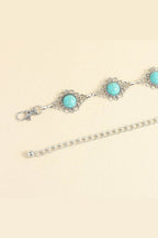 Vintage Turquoise Alloy Belt - Delanoir