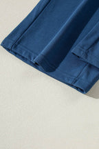 Drawstring Elastic Waist Straight Leg Pants - Delanoir