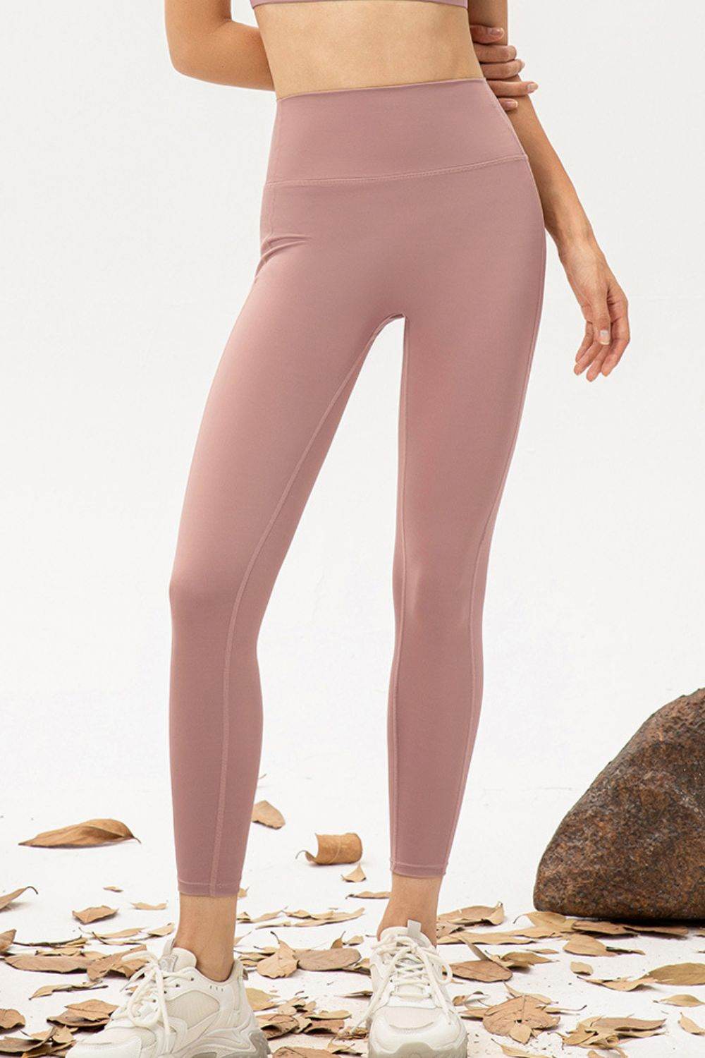 High Waist Skinny Active Pants - Delanoir